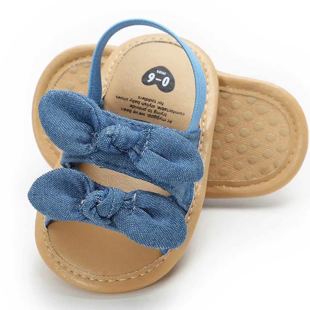 Обувь для маленьких девочек; для малышей; для маленьких девочек; мягкая Нескользящая детская обувь с бантом; для детей 0-24 месяцев; 5 стилей