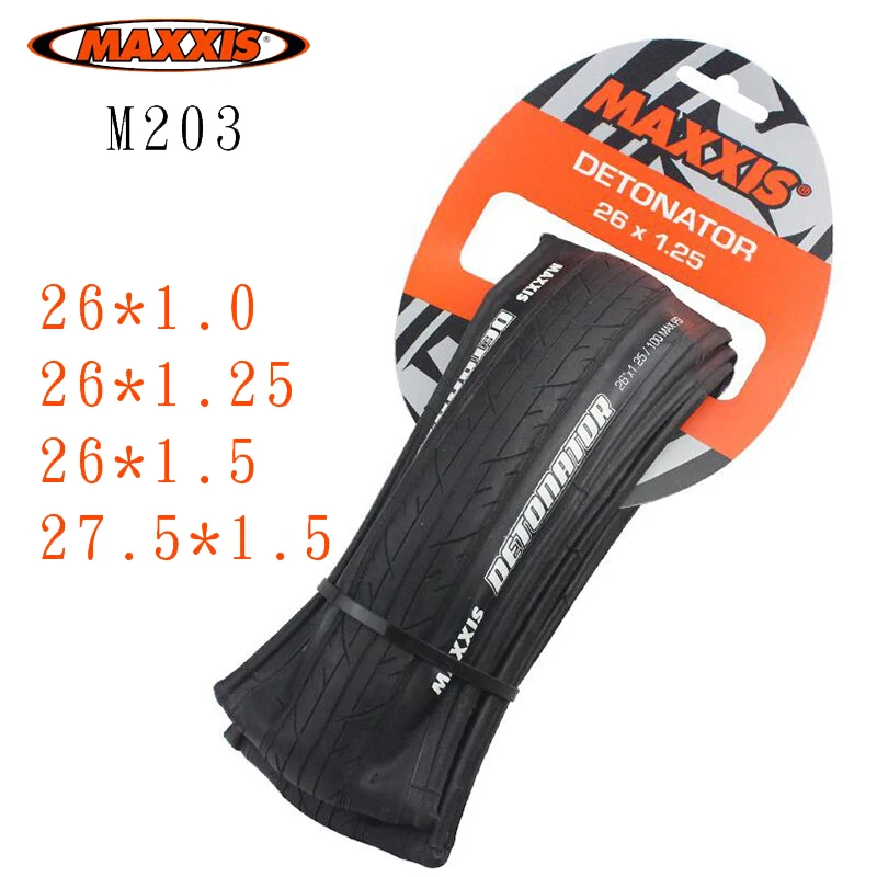 

2018 Detonator M203 MTB Bicycle Foldable Tyre 60TPI 26*1.0 1.25 1.5 27.5*1.5 Stab-proof Wear-resistant Folding Bike Tire