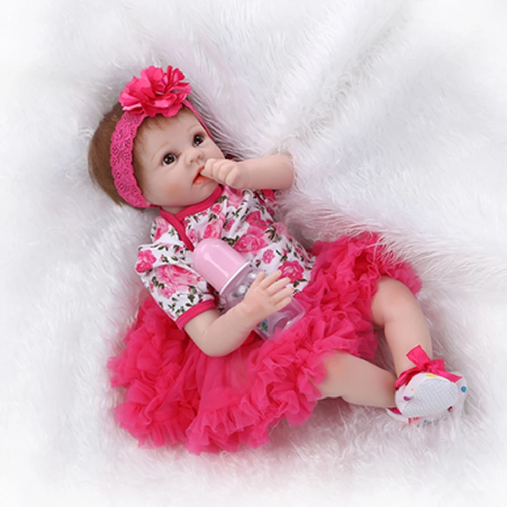Silicone Reborn Baby Doll Accessories Fashion Clothes Suitable For
