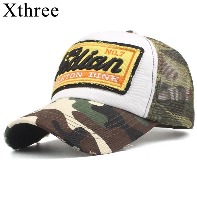 

Xthree Summer Mesh Baseball Cap Men Hats For Women Snapback Gorras Hombre hats Casual Hip Hop Caps Dad Casquette