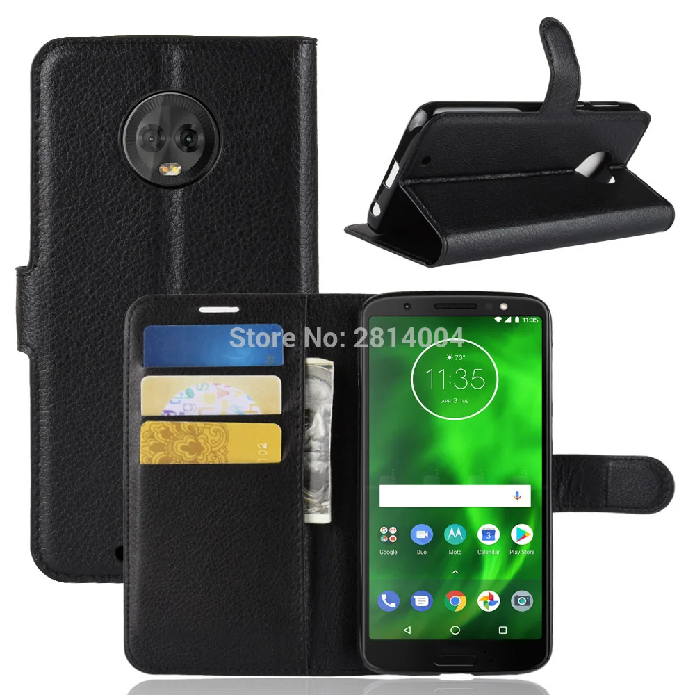 

Dscacc PU Lichee Leather Wallet Case for MOTO G6 C e4 plus Z2 Play C Plus E4 G5 G5 Plus G4 Play G4 G4 PLUS G3 / (pack of 50pcs)