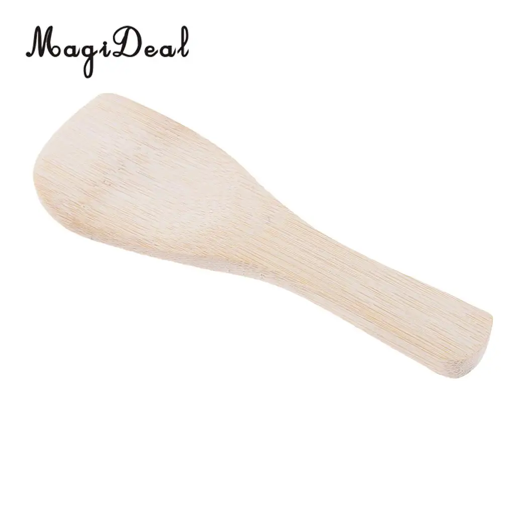 Wooden Cooking Shovel Rice Spatula Turner Scoop Kitchen Utensil Wok Tool for Scraping, Stirring, Tasting and Mixing