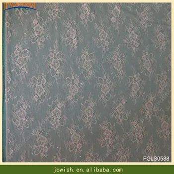 

African Net Lace fabrics Sequin French lace Fabric with Sequin for dress