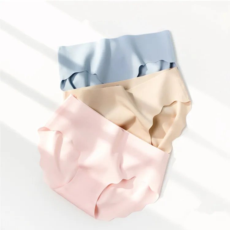 

High Quality Women's Silk Panties Seamless Cotton Panties Black Comfortable Pink Ladies Briefs Female Underpants Women Pants