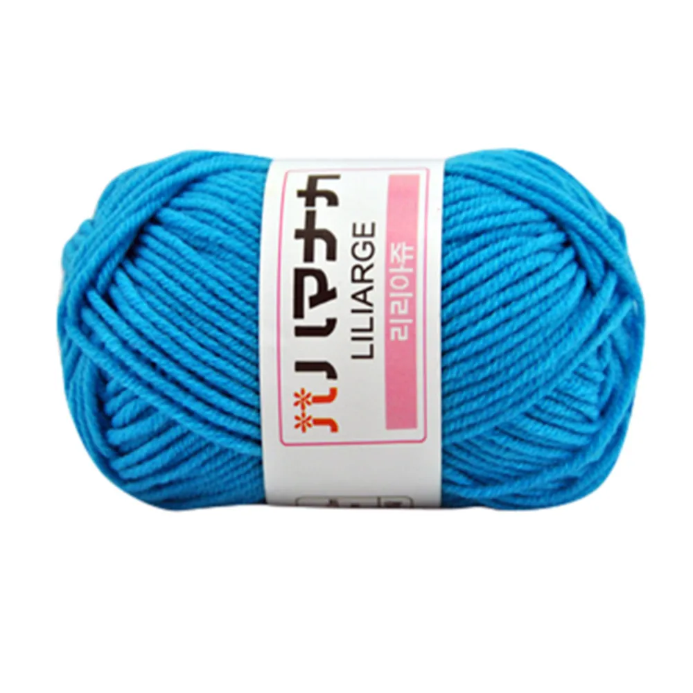

1PC 25g Chunky Colorful Hand Knitting Milk Cotton Knitting Crochet Knitwear Wool DIY Crafts Knitting Wool For Clothes S#65