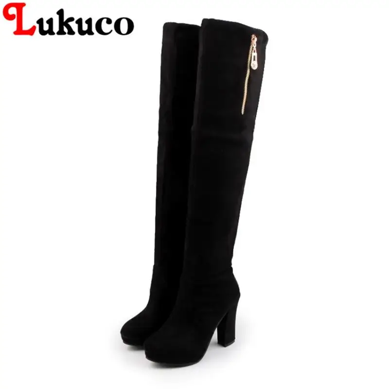 

2018 Super high heels over-the-knee lady boots plus size 40 41 42 43 44 45 46 47 high quality shoes real pictures free shipping