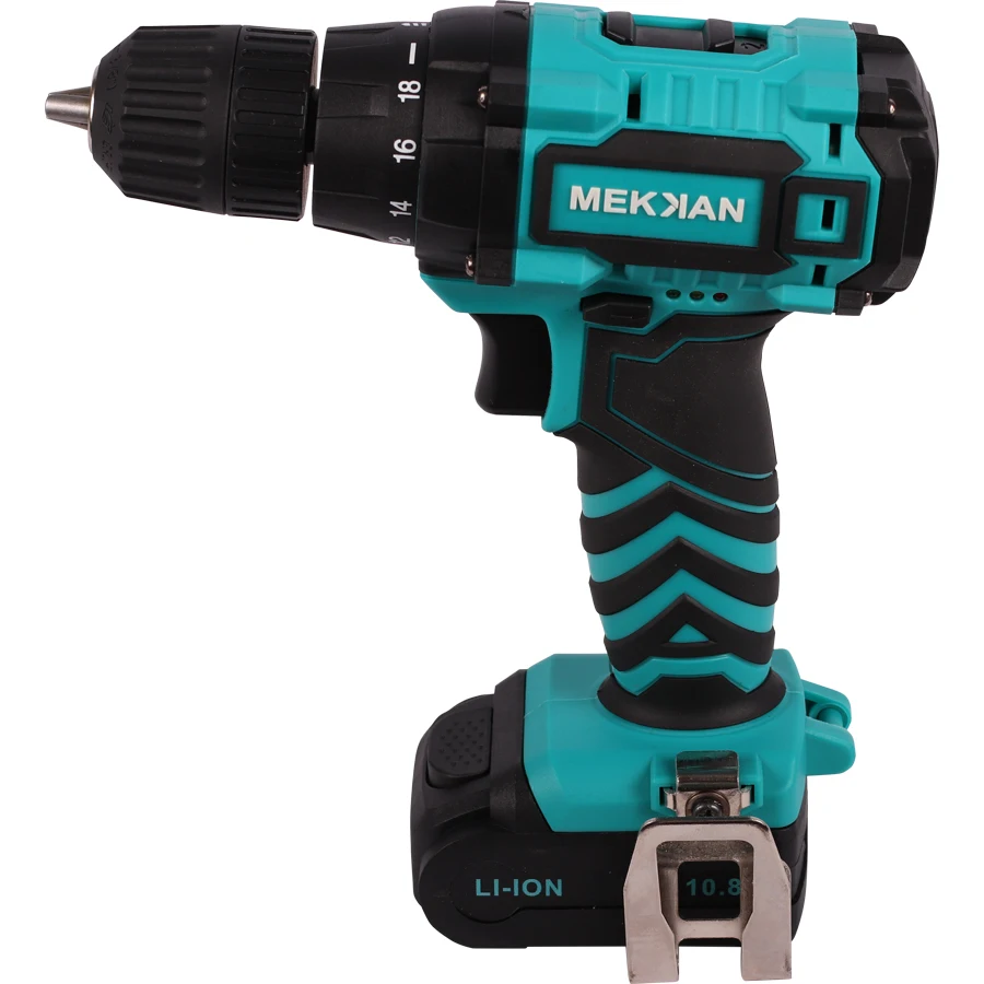 

Mekkan Cordless Drill Screwdriver Power Tools Home DIY Renovation Work Tool Set Rechargeable Lithium Battery Cordless Drill
