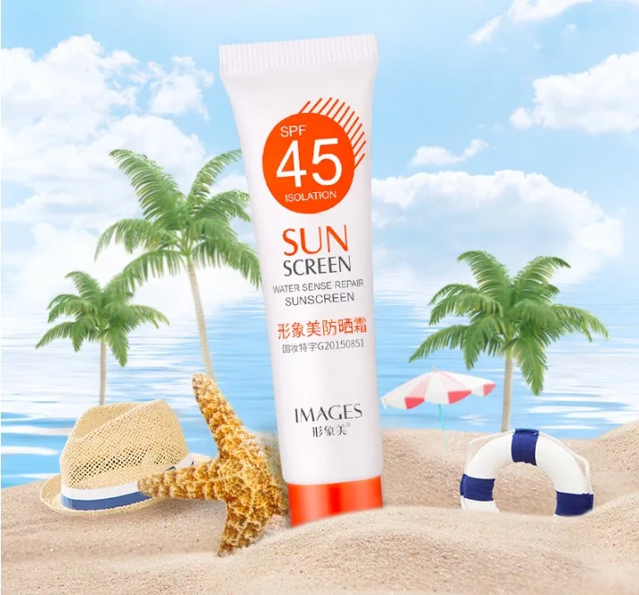 Солнцезащитный крем для лица и тела, отбеливающий солнцезащитный крем, защитный крем для кожи, Антивозрастное масло-контроль, увлажнение, SPF 45, для кожи лица