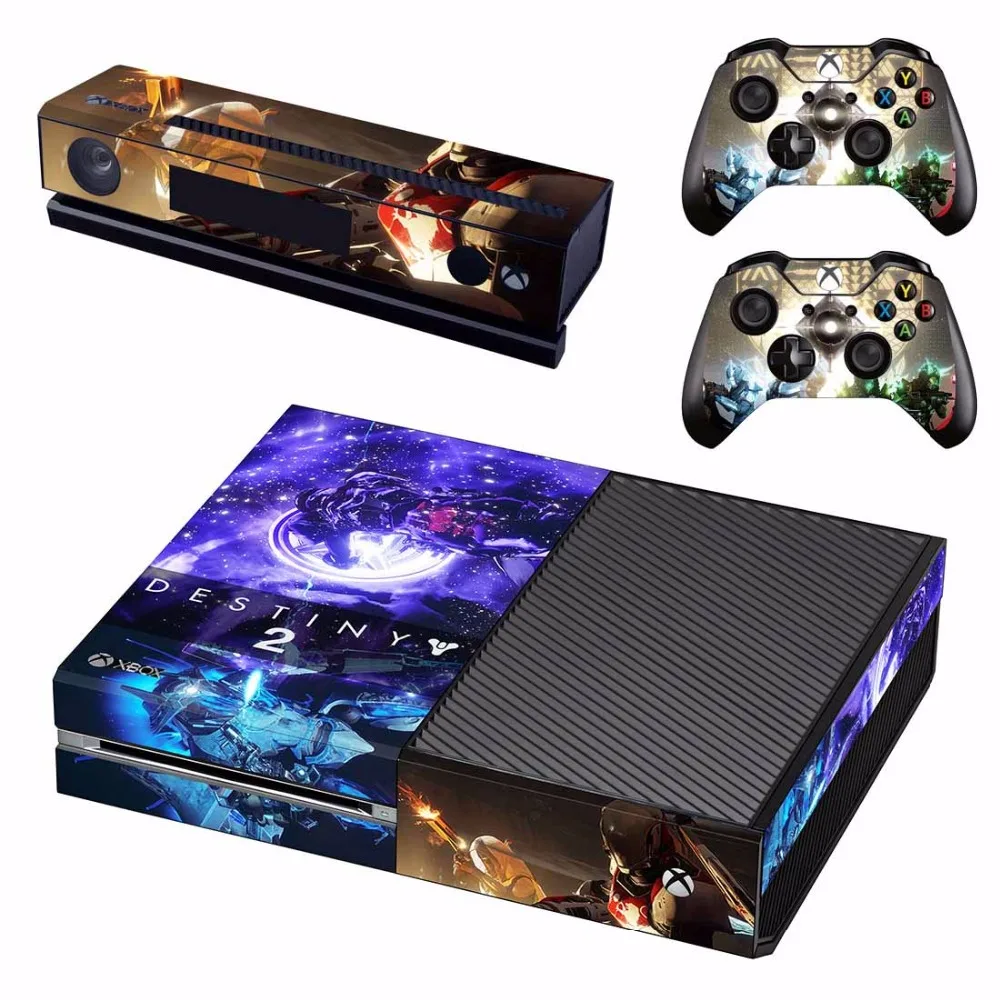 

Vinyl Skin Sticker Destiny 2 Decal Cover for Microsoft Xbox One Console & Kinect & 2 controller skins
