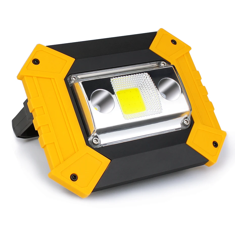 

Work Light Foco Led Recargeable Waterproof IP44 Led Worklight 18650 Battery Led work Light Rechargeable COB Night Fishing Light