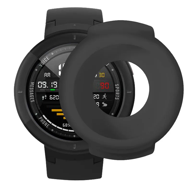2в1 для Amazfit Verge Watch 3 защитный чехол силиконовый защитные часы Xiaomi Huami защита