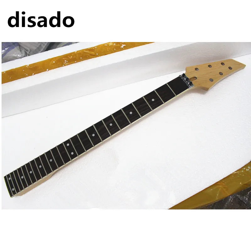 disado 24 лад клен электрическая гитара шея палисандр белый переплет гриф инкрустация точками гитара аксессуары 