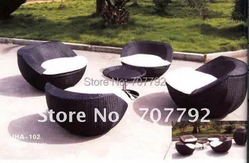 

Modern urban aluminium rattan garden chair