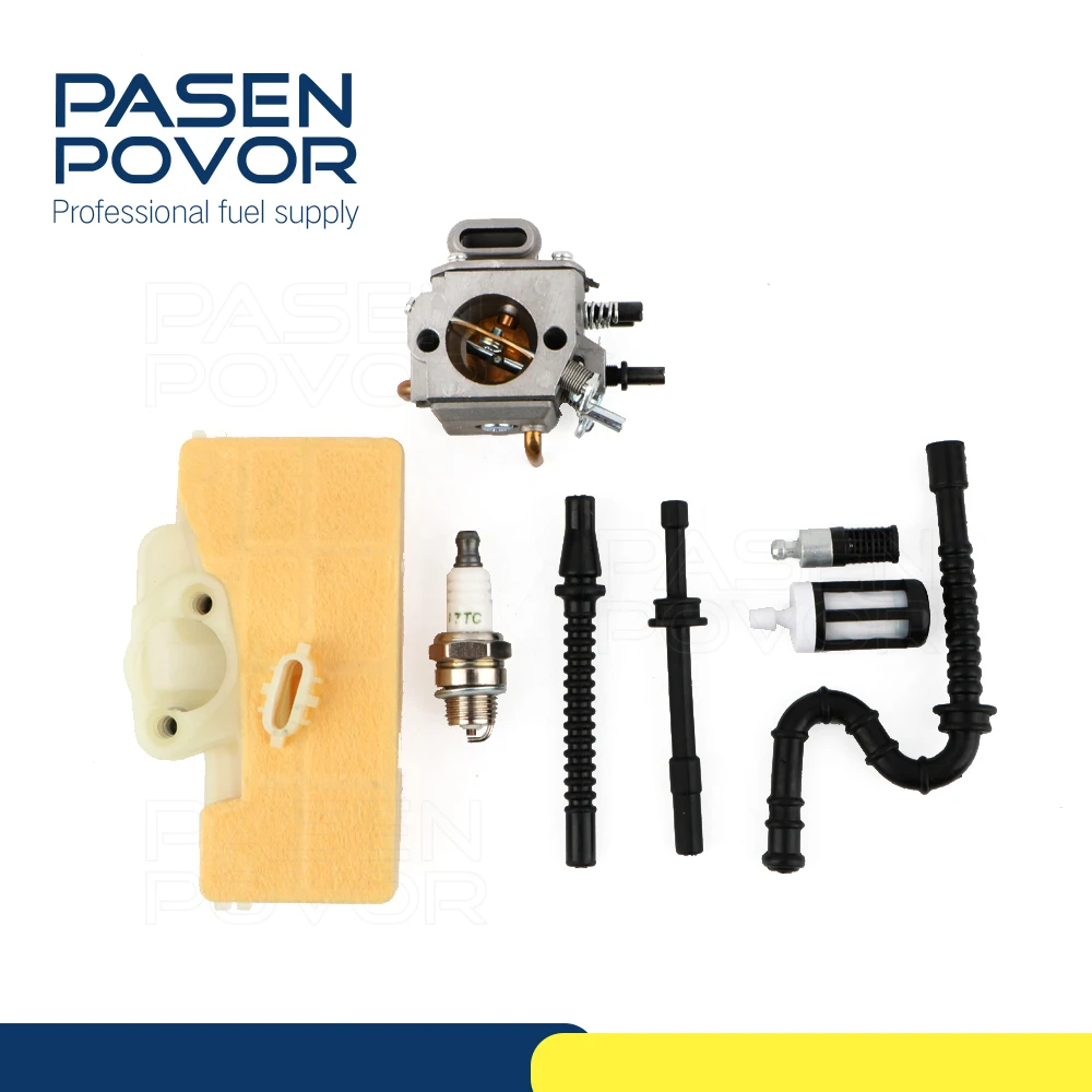 Carburetor with Air Filter Fuel Line Repower Kit for STIHL MS290 MS310 MS390 029 039 Chainsaw