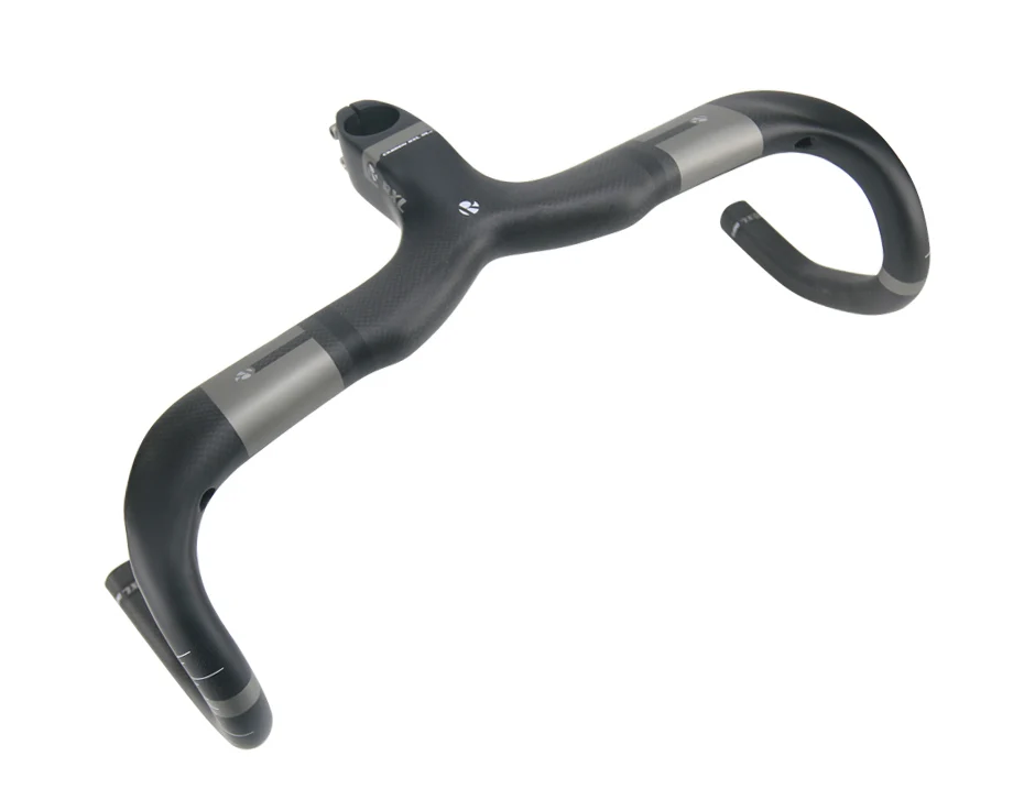 RXL SL Cycling Carbon Road Handlebar Integrated Handlebars and Stem 3K Matte Ultra-light 400420440 Road Bike Carbon Handlebar (2)