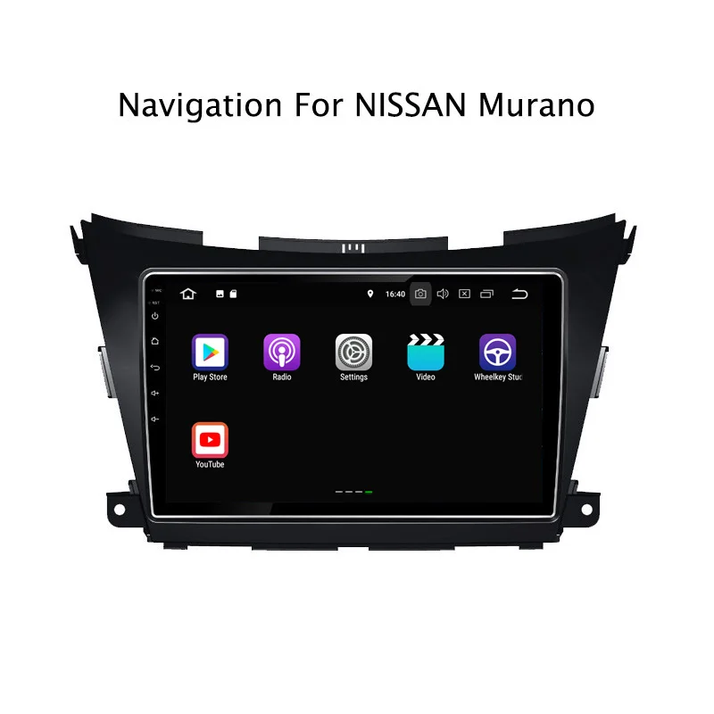 Excellent 10.1" 2G RAM 16G ROM Android 8.1 Car DVD Multimedia Player For Nissan Murano 2015-2017 GPS Navigation Radio Stereo Audio 3