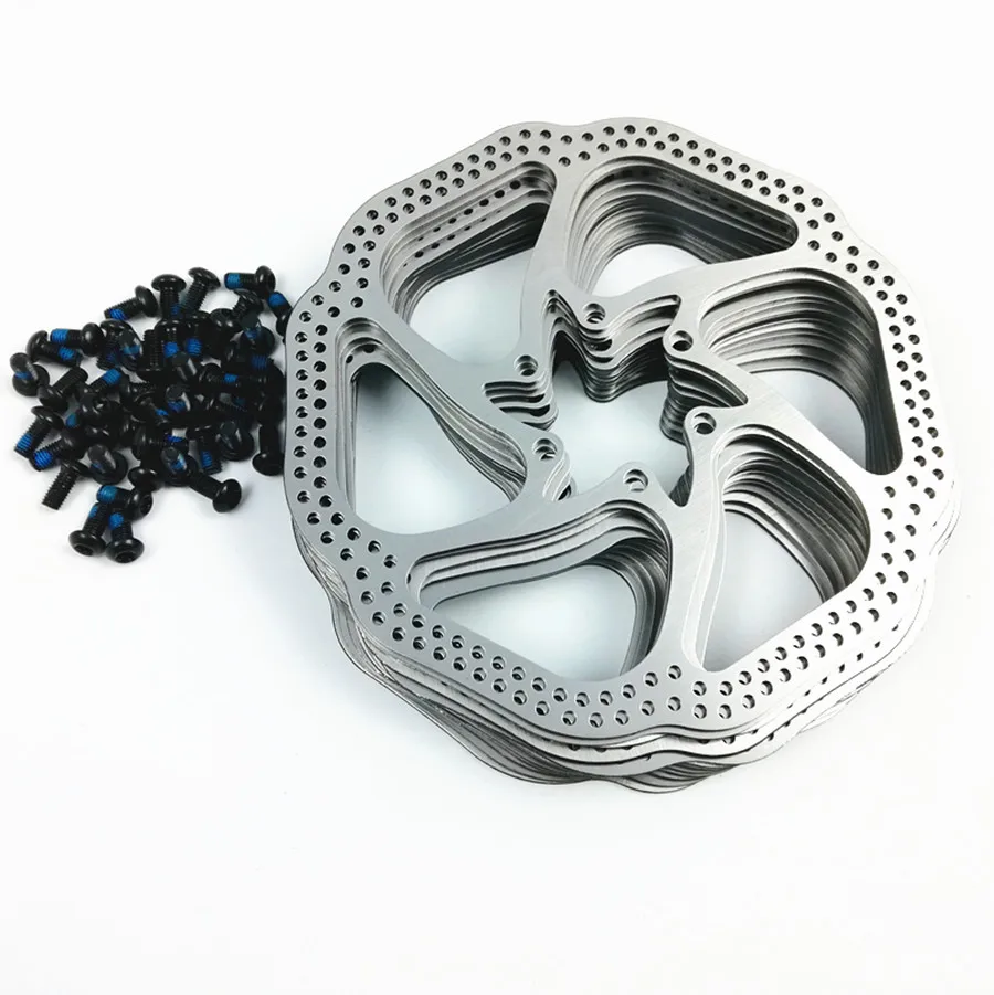 14 Pieces Brand NewHigh-quality stainless steel smooth surface Brake Rotors 160mm 6 inches Disc 84 bolts For BB5 BB7 MTB | Спорт и
