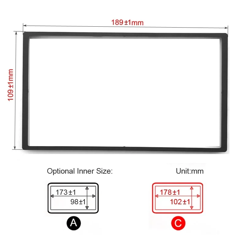 FEELDO-Car-DVD-CD-Radio-Stereo-Fascia-Panel-Frame-Adaptor-Fitting-Kit-For-Honda-FIT-Jazz