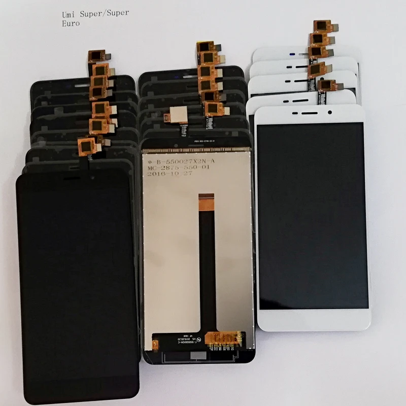 Cena Do oryginalnego wyświetlacza UMI Super lcd i montaż digitizera ekranu dotykowego wymiana UMI Super F 550028X2N 1920X1080P 5.5 cala