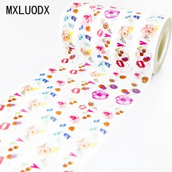 

Beautiful Washi Tape Set Sticky Masking Paper Tape Decor Scrapbook Korean Office Stationery Decorative Adhesive Tape 1PCS/Lot