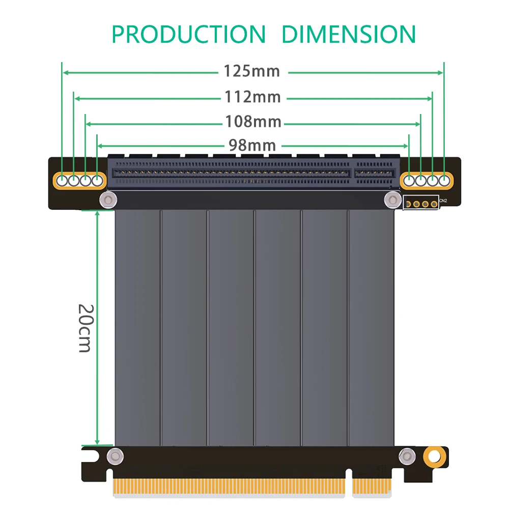 BTBcoin удлинитель PCIE Райзер PCI E 16X Графический кабель x16 1 фут 3 фута для Tt itx чехол