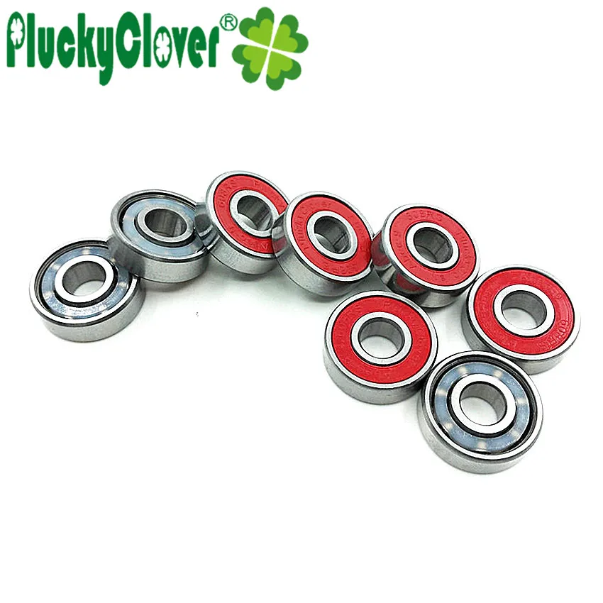 16 шт./компл. PluckyClover Abec-9 Gcr15 роликовые коньки подшипник 608rs колёса для скейтборда катание подшипник Лонгборд Penny доска подшипник