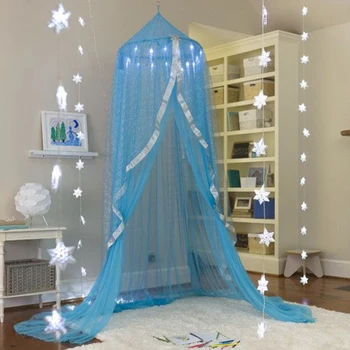 

2019 New Nordic Style Summer Baby Mesh Breathable Lace Anti Mosquito Net Bed Net Children Room Dream Dome Bed Lace Tent