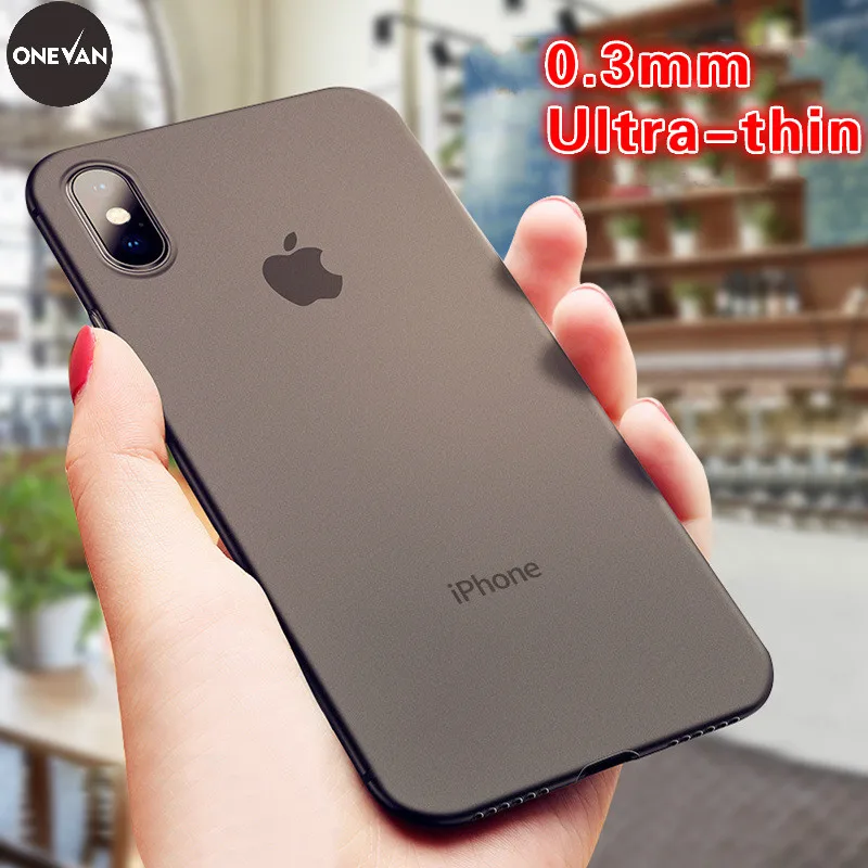 Ультратонкий матовый чехол ONEVAN 0 3 мм для iphone X XS Max XR 11pro противоударный защитный