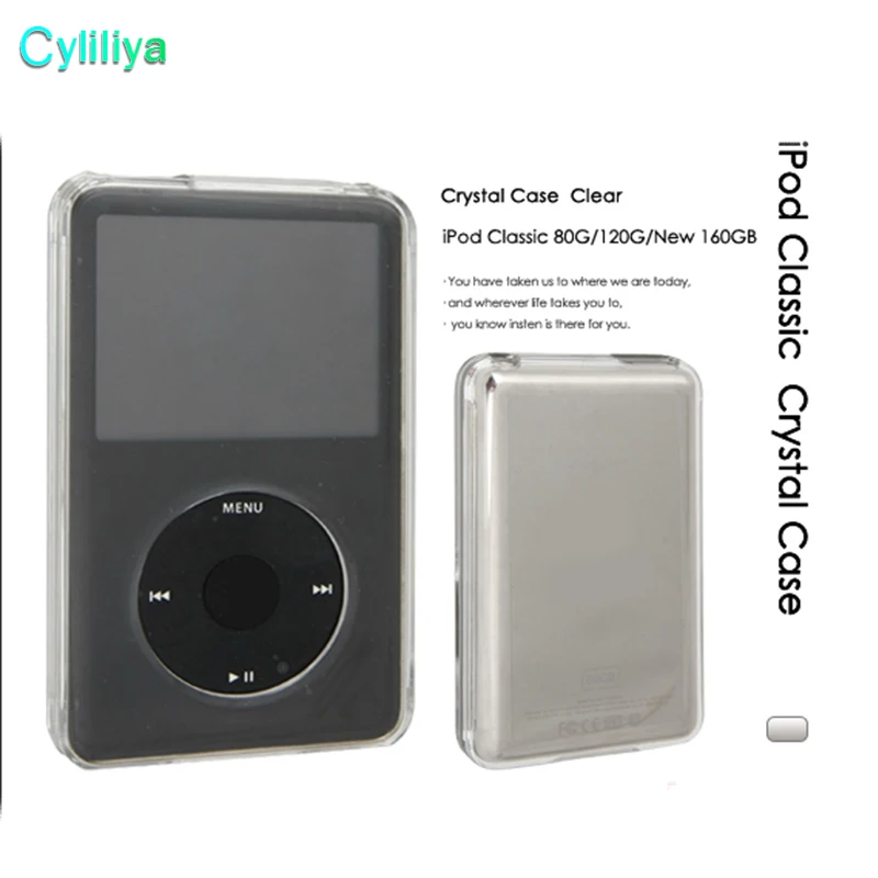 Ультратонкий, прозрачный ПК Жесткий Чехол для Apple iPod Classic 6th 80 ГБ 120 7th 160 Гб чехол Полный корпус защитный