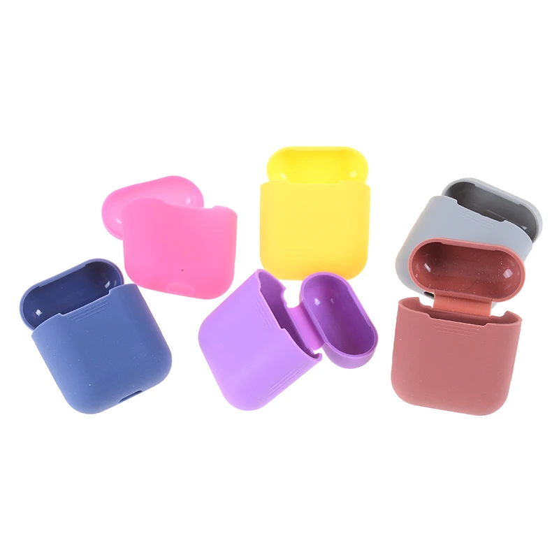 Soft Silicone Earphone Case For Airpods Strap Headphone Case Earphone Accessories Protective Wireless Bluetooth Cover