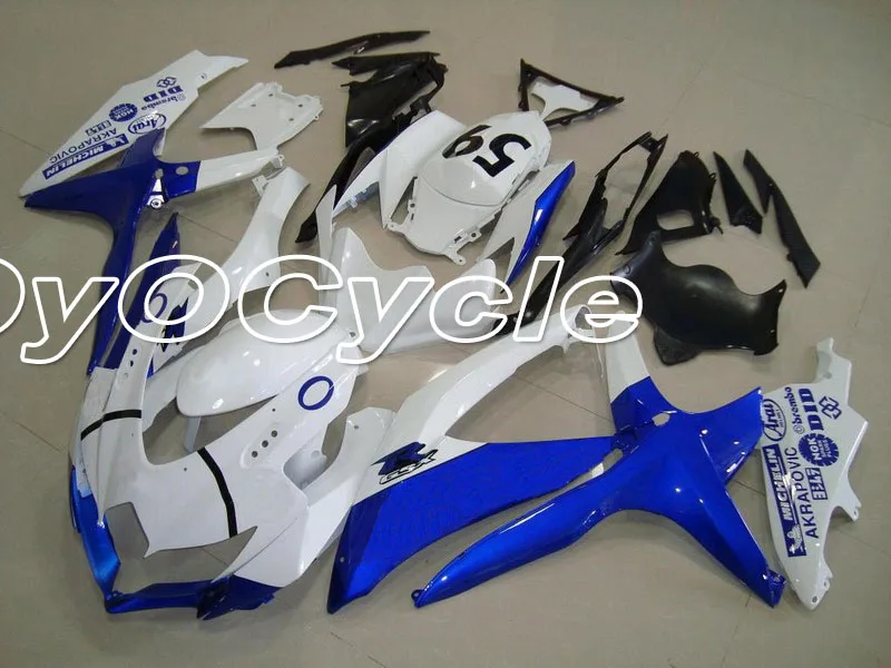 

For Suzuki 08-10 GSXR600 GSXR750 GSXR GSX-R 600 750 K8 K9 Motorcycle ABS Fairing Injection Bodywork Kit 2008 2009 2010 Blue