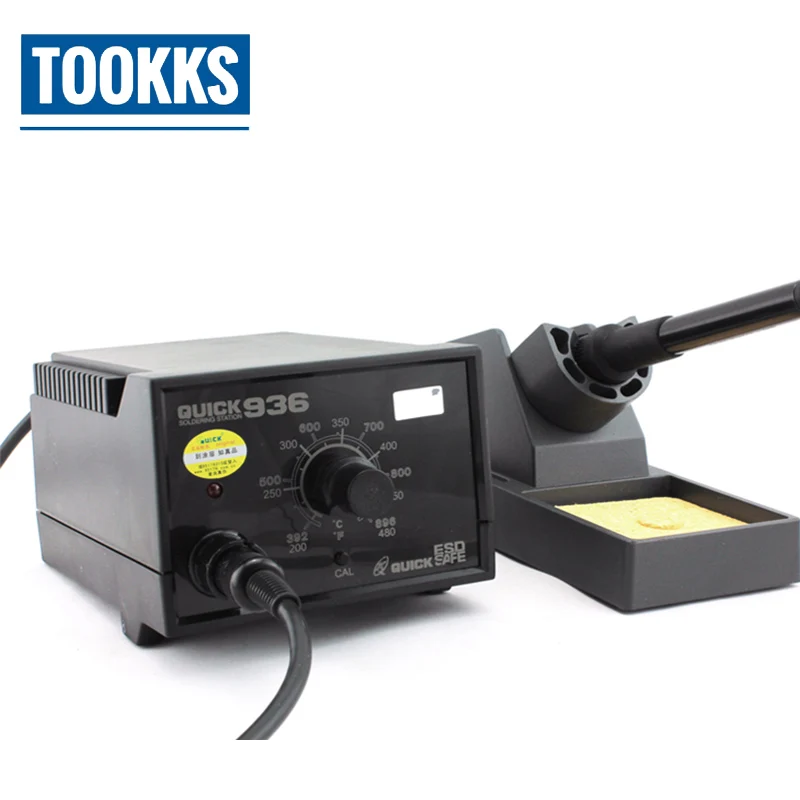 60W QUICK 936 Constant Temperature Electronic Soldering Iron SMD Station for BGA Rework | Инструменты
