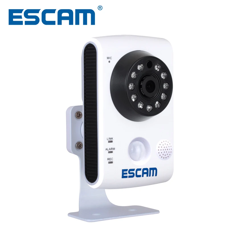 Escam Хранитель qf502 Wi-Fi мини Бытовой IP Камера 1.0mp HD 720 P ONVIF P2P Крытый Наблюдения Ночное Видение видеонаблюдения Камера