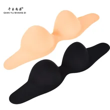 Сексуальный клейкий Свадебный бюстгальтер силикона без бретелек Push Up накладки на грудь женские невидимый бюстгальтер