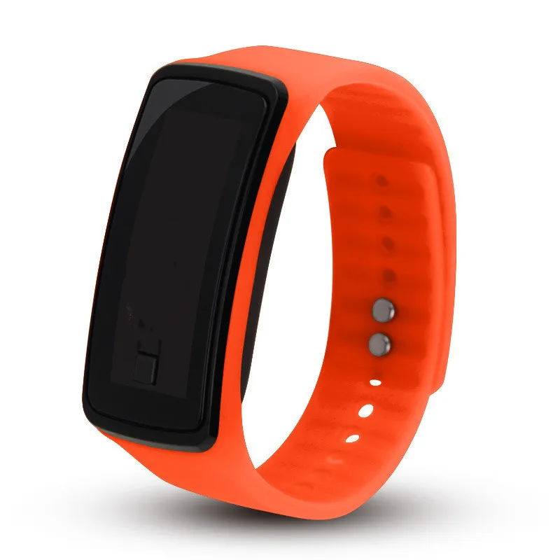 Светодиодный спортивные цифровые часы женские водонепроницаемые силиконовые модные наручные часы женские для фитнеса светодиодный наручные часы для бега