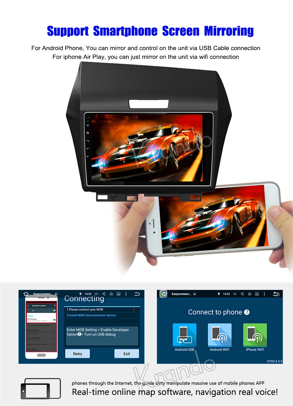Excellent Krando Android 8.1 9"Full touch Big screen car Multimedia player for Honda Jade 2013+ navigation system radio gps wifi BT 8 Excellent Krando Android 8.1 9"Full touch Big screen car Multimedia player for Honda Jade 2013+ navigation system radio gps wifi BT 8