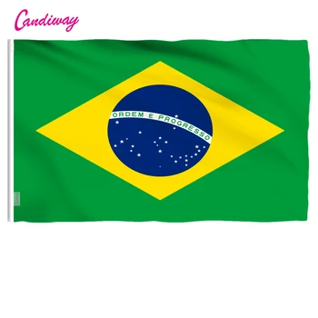 Hurtownie 3ftx 5ft flaga brazylii niestandardowe flagi narodowe super-poly kryty odkryty Brasil flaga kraju Banner tanie i dobre opinie candiway CN (pochodzenie) POLIESTER Flaga narodowa Latanie POLARTEC None NN010 PRINTED