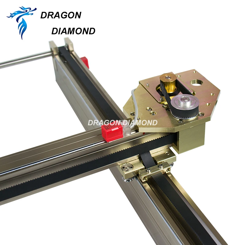 DRAGON DIAMOND лазерный механический набор 600*400 мм внешние раздвижные рельсы наборы DIY запасные части для 6040 CO2 лазерный гравер резак