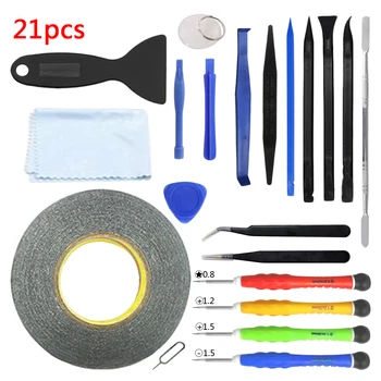 

Screen Replacement Tool 21pcs DIY Phone Repair Kit Opening Pry Tool Screwdriver Set for iPhone/6s/7 for Ipad Hand Tool