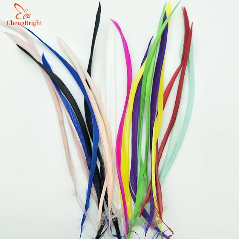 

ChengBright Natural Feathers 20 Pcs/Lot 13-18cm/ 5-7 Inch Goose Feather Colourful Feathers Plume For Decoration Plumes Craft