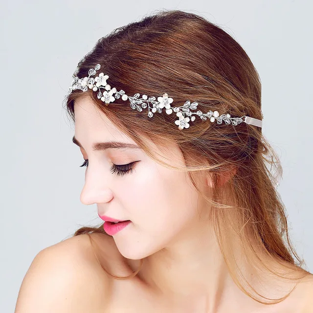Fashion Women Jewelry Metal Crystal Rhinestone Headband Head Hair Band 2017 SL