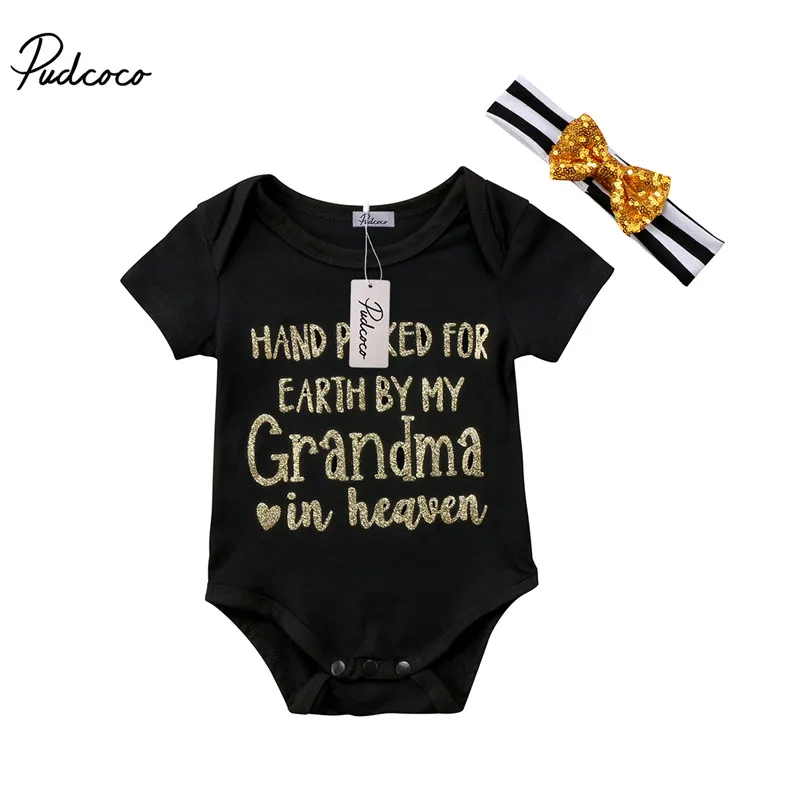 

Hot sell Newborn Baby Girls Clothes Short Sleeve Romper Jumpsuit Summer Sunsuit+Headdress 2pcs Outfit Cotton Baby Clothing