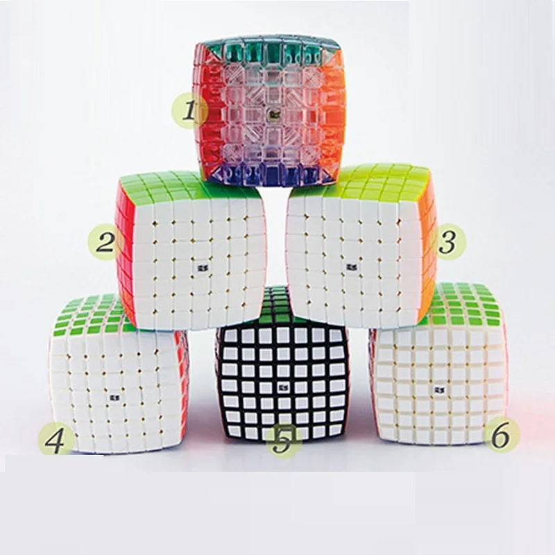 YJ MoYu AoFu 7X7X7 Stickerless кубар-Рубик на скорость профессиональные твист кубики Cubo Magico Классическая обучающая детская игрушка-подарок