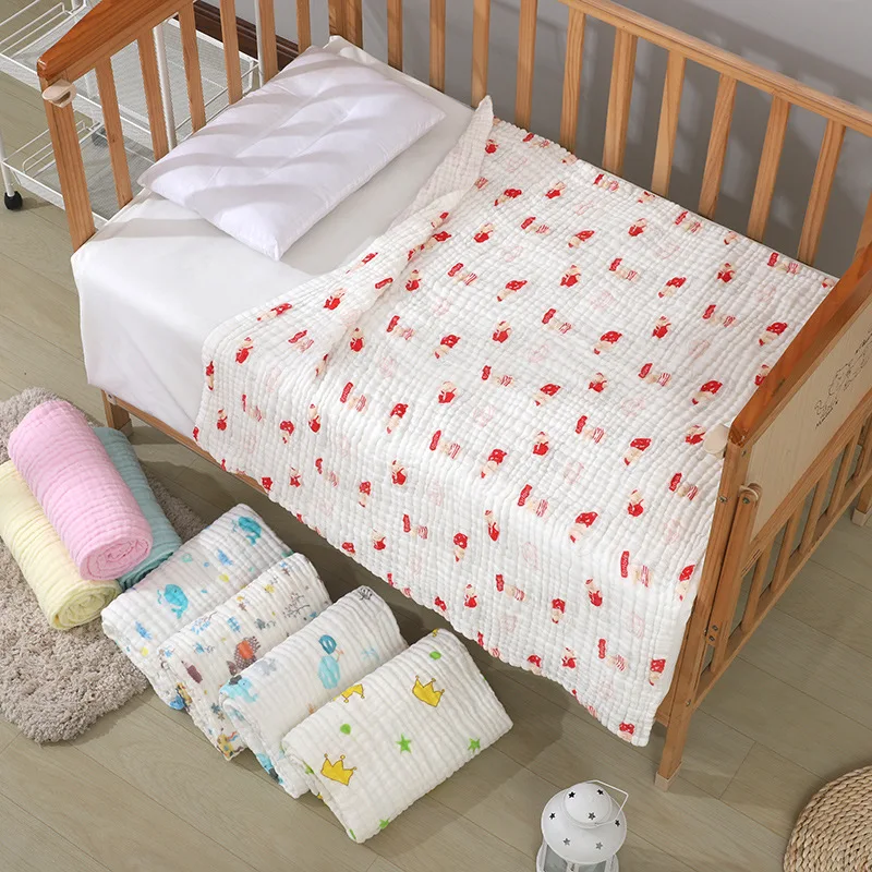Baby Blankets Newborn Blanket Swaddle Blanket Baby Blanket Gauze Muslin Swaddle Cotton Fabric 6 Layer Dropshipping baby seat support rope