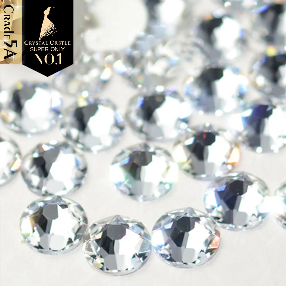 BEADSLAND Hotfix Strass, 1440pz Flatback Cristallo Strass per Artigianato Decora