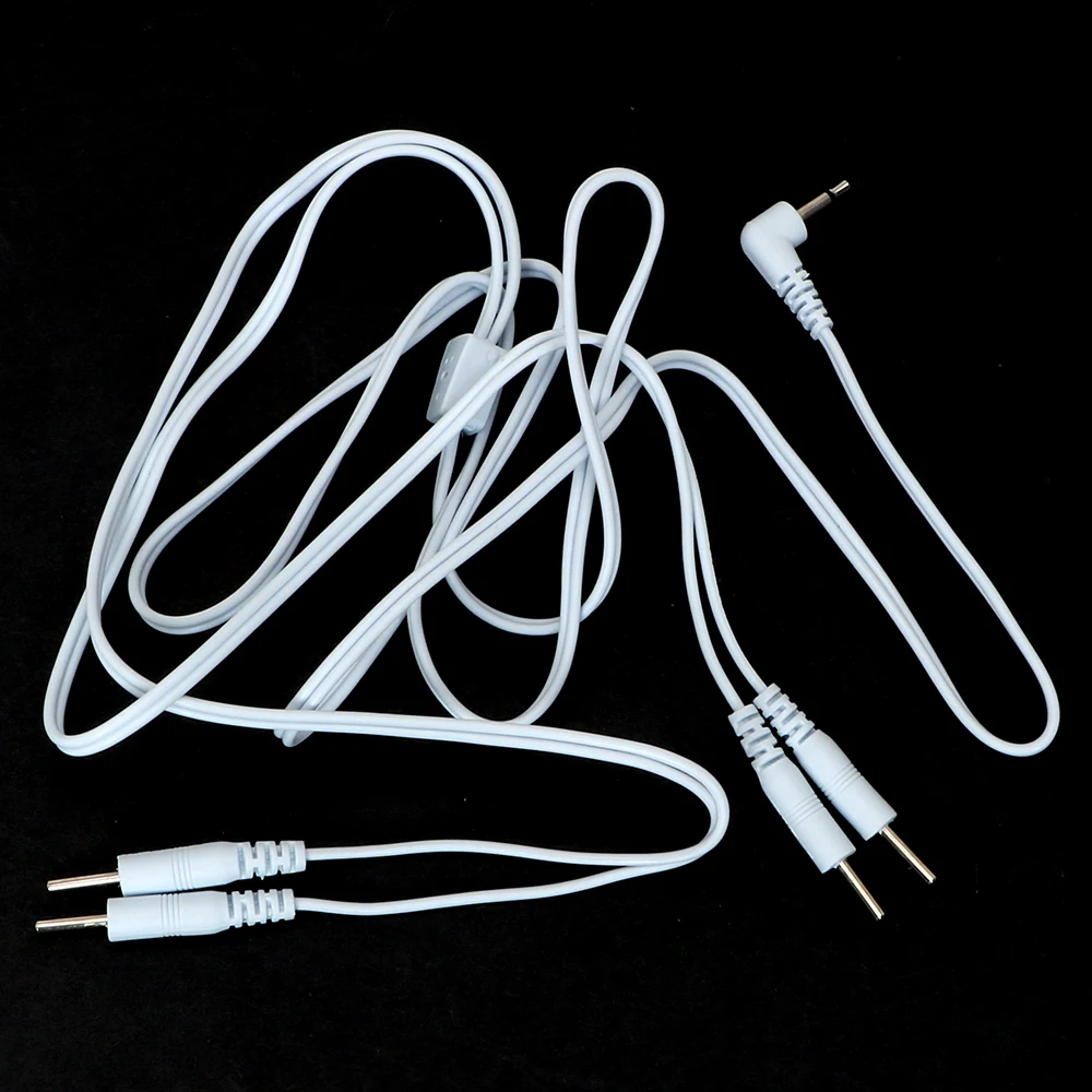 Electro Electric Sex Toys Shock Wire 2/4 Pin Cable For Penis Ring Anal Plug Therapy Massager Accessories