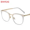 Luxury White Spectacle Frame Fashion Square Glasses Frame Clear Lens Myopia Nerd Glasses Designer Brand Women Decorative Glasses ► Photo 2/6