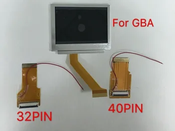 

1Set For GameBoy Advance LCD Screen For GBA SP AGS 101 Highlit Screen LCD Backlit Brighter with 40pin/32pin ribbon cable