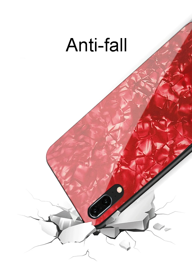Shell Cases For Huawei P10 Plus Case Luxury Shockproof Tempered Glass Hard Back Cover For Coque Huawei P10plus Case (5)
