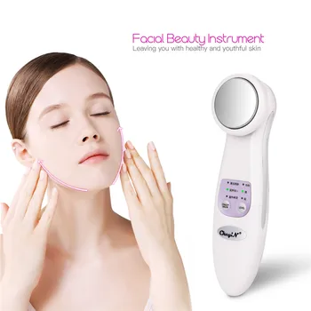 

Electronic Handhold Facial Beauty Skin Care Instrument Anti Aging Remove Wrinkle Ultrasonic Vibrate Face Massage Spa Machine 47